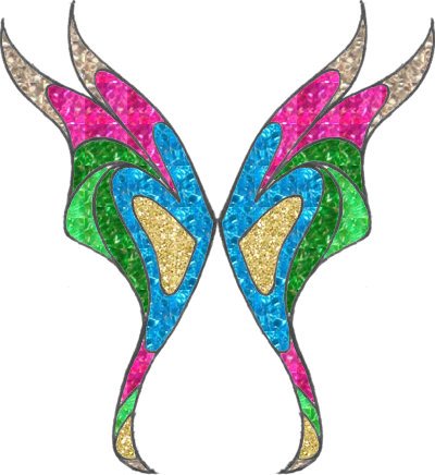 Блестящие крылья